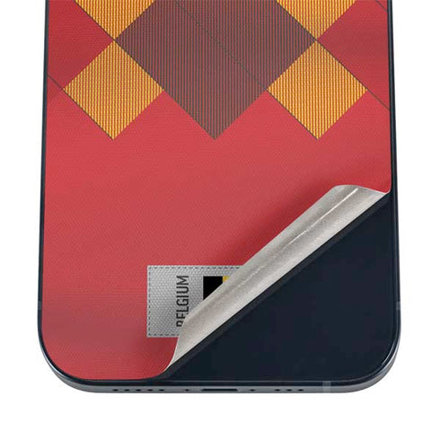 Belgium Soccer Flag iPhone 16 Skin
